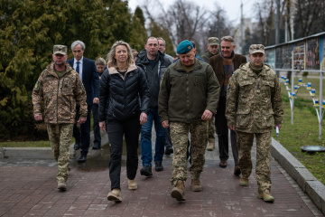Dutch defense minister visits Ukraine’s military positions in country’s east
