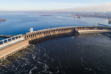 Ukrhydroenergo: No threat of dam breach at Dnipro Hydroelectric Power Plant