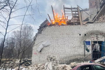 ロシア軍、ウクライナ北部の文化会館を航空爆弾で破壊