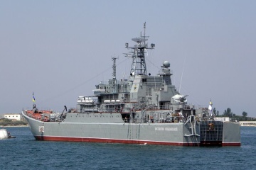 ウクライナは４隻目の露軍艦船「コスチャンティン・オリシャンシキー」も攻撃していた＝海軍