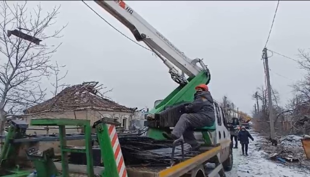 На Донеччині відновили електропостачання в семи прифронтових населених пунктах