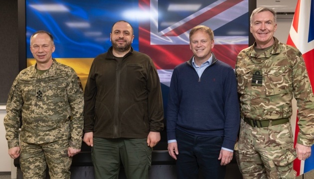Умєров і міністр оборони Британії обговорили потреби ЗСУ