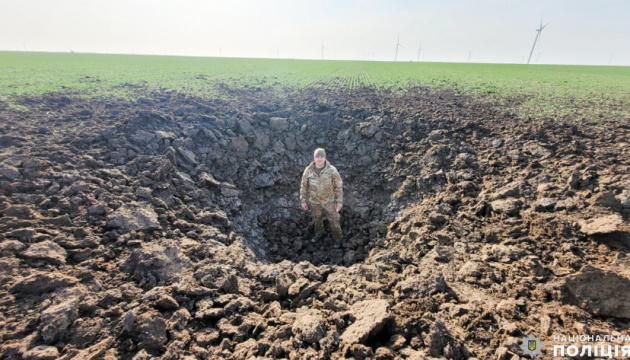 На Миколаївщині знешкодили бойову частину «Шахеда», яка застрягла у гвинті вітряка