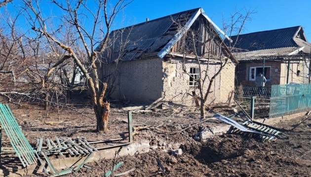 Destruction in Nikopol district as Russian troops shell area seven times