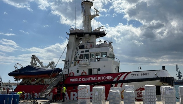 Іспанське судно з гуманітарною допомогою прибуло до сектору Гази