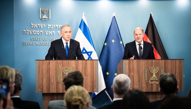 Шольц в Ізраїлі визнав розбіжності з Нетаньягу навколо ситуації в Газі