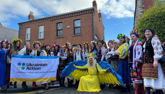 Українські громади взяли участь у святкуванні дня Святого Патріка в різних куточках Ірландії 