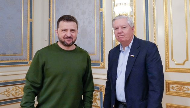 Зеленський зустрівся із сенатором Гремом - обговорили роль американської допомоги Україні