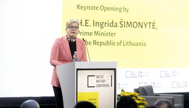Прем'єрка Литви: Формула перемоги над агресором зрозуміла - мир через силу