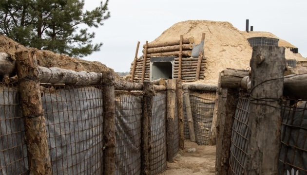 Region Tschernihiw: Befestigungsanlagen an der Grenze zu Russsland und Belarus gebaut