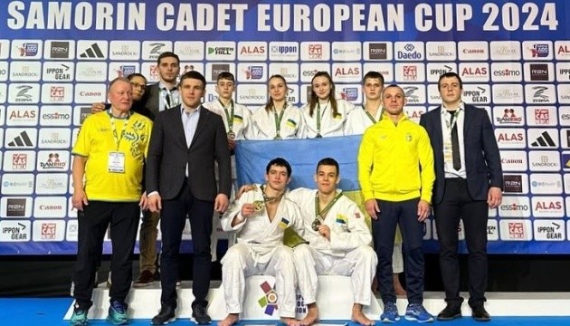 Збірна України з дзюдо здобула шість медалей на Кубку Європи серед кадетів у Словаччині