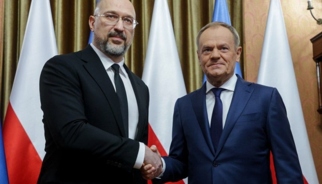 Shmyhal, Tusk meet in Warsaw