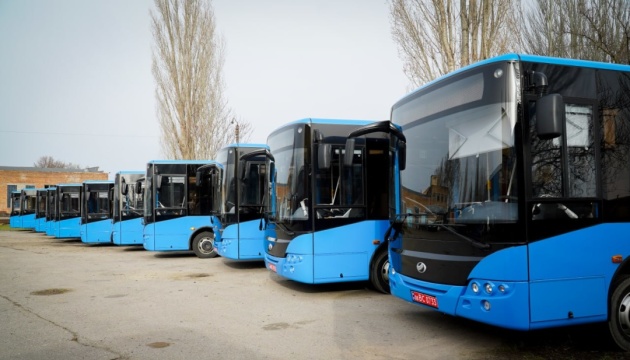 Mykolaiv receives 12 new passenger buses thanks to Denmark