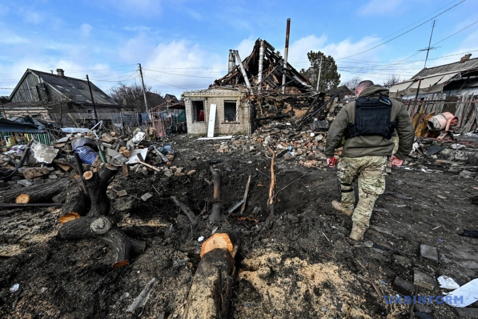 Enemy hits private houses in Zaporizhzhia with drones / Photo: Dmytro Smolienko, Ukrinform