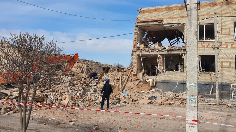 Знищена росіянами школа на Сумщині 