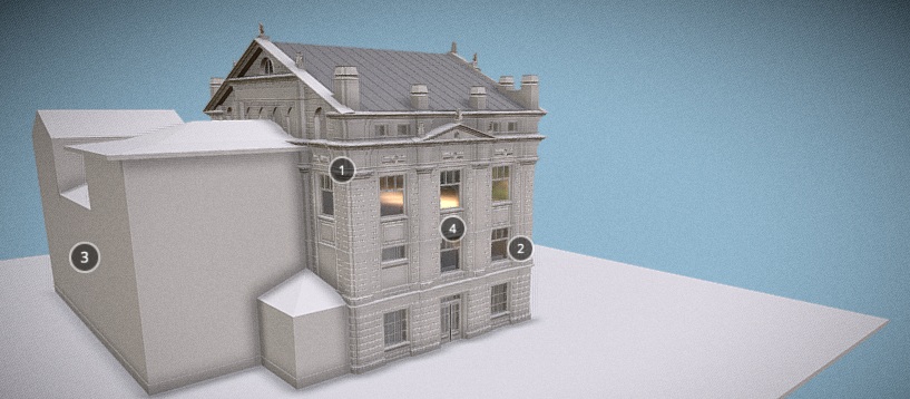 3D-модель палацу (Максим Гордійчук)