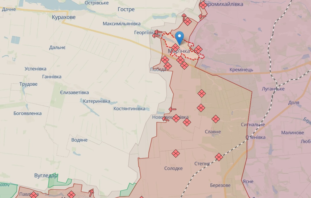 Ситуація на Курахівському та Вугледарському напрямках станом на 13 квітня