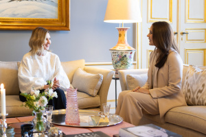 Zelenska meets with Queen Mary in Denmark