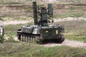 Ukrainian intelligence officers strike Russian Strela missile system