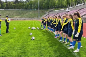 Сьогодні дівоча збірна України з футболу стартує на Турнірі розвитку УЄФА