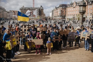 У Копенгагені відбулася акція з вимогою звільнити українських військових з російського полону