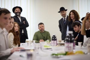 Зеленський зустрівся з представниками іудейських організацій