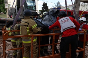 Woman's body recovered from rubble of high-rise building in Dnipropetrovsk region