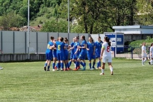Дівоча збірна України з футболу виграла другий матч на Турнірі розвитку УЄФА