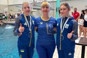 Україна має першу медаль юніорського турніру зі трибків у воду у Дрездені