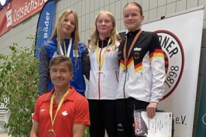 Українські юніори здобули два «срібла» на турнірі зі стрибків у воду у Дрездені