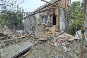 Houses damaged as Russians shell Nikopol district twice today 