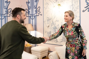 Duquesa de Edimburgo Sofía visita Ucrania