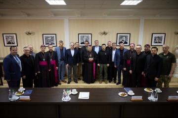 Zelensky meets with representatives of Protestant and Roman Catholic churches