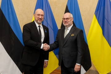 Le Premier ministre ukrainien et le président estonien ont discuté du développement des d'entreprises de défense communes