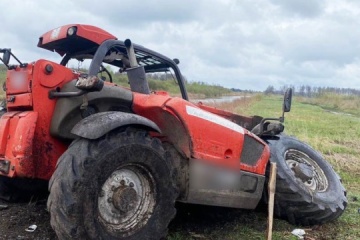 Traktor fährt auf Mine in Region Riwne, drei Menschen verletzt