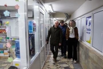 UN coordinator visits underground school in Kharkiv