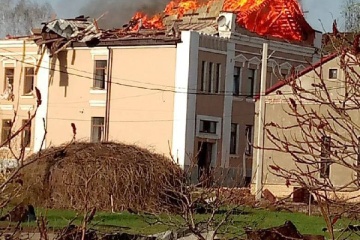 Hospital in Vovchansk was completely destroyed by shelling