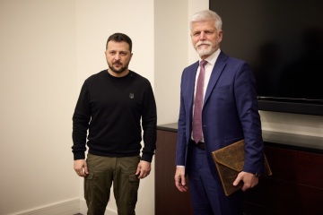 Zelensky, Pavel meet in Vilnius