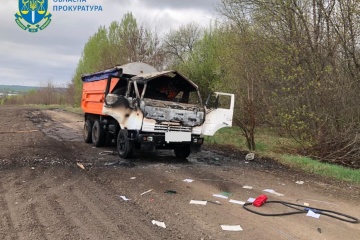 Enemy attacks civilian truck with drone in Sumy region, driver killed