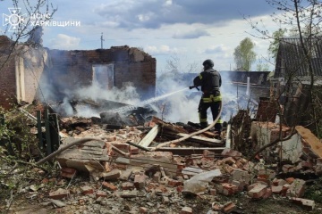 Invaders shell Lyman in Kharkiv region