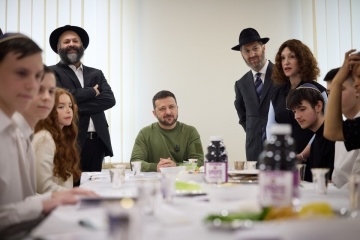 Zelensky se reúne con representantes de organizaciones judías