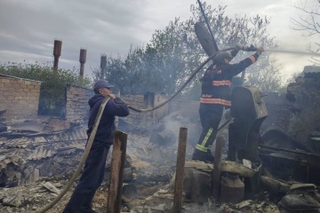 Enemy shells Lvove village in Kherson region, damaging school and house