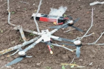 Ukrainian border guards repel attack by 14 Russian FPV drones on Zaporizhzhia axis