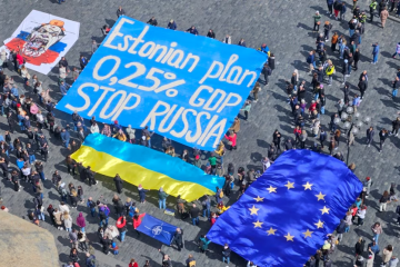 Prague rally voices support for "Estonian plan" to help Ukraine