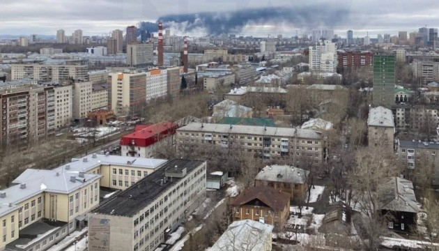 У Росії спалахнула пожежа на території Уралмашзаводу