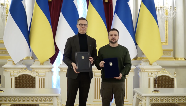 Ukraine, Finland sign bilateral security agreement