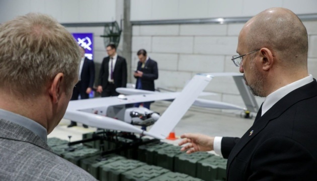 Shmyhal visits drone production complex in Latvia Shmyhal visits drone production complex in Latvia