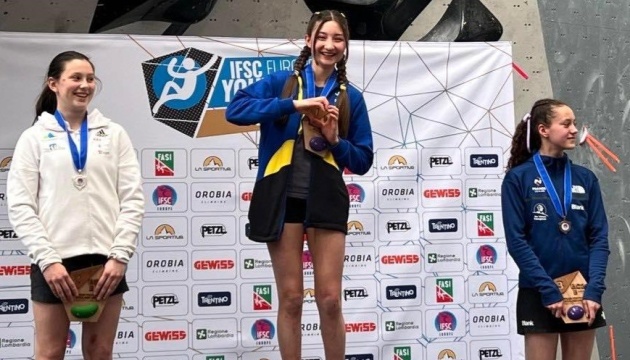 Українська скелелазка перемогла на етапі молодіжного Кубка Європи