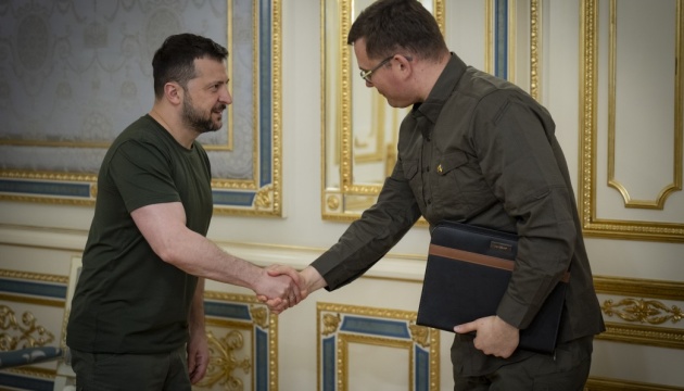 Зеленський зустрівся з новим міністром оборони Литви
