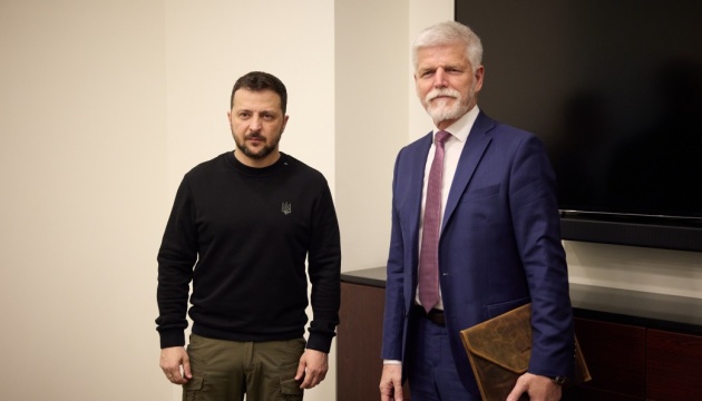 Zelensky, Pavel meet in Vilnius